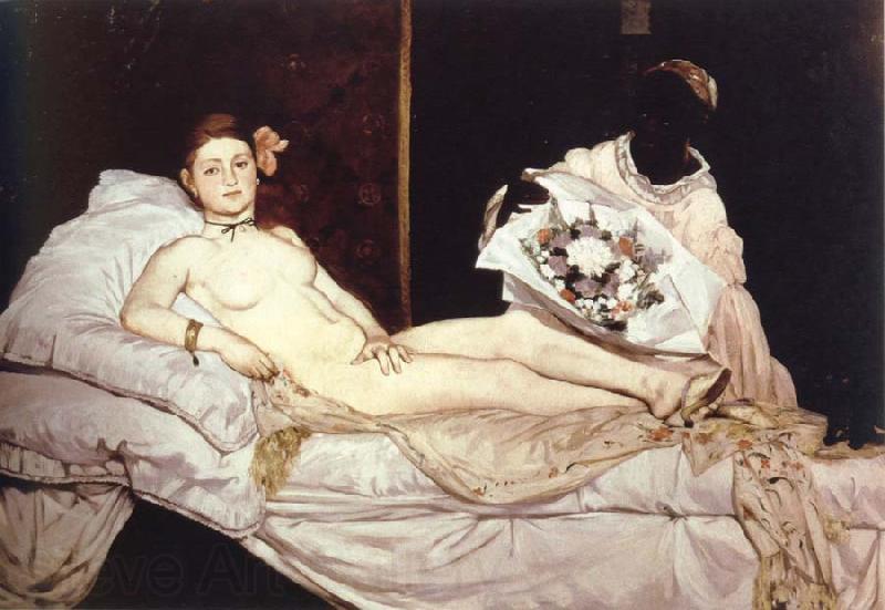 Edouard Manet olympia Spain oil painting art